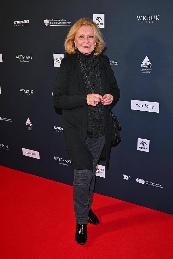 Ewa Wiśniewska - premiera "Jan Englert. Spróbuję jeszcze raz pofrunąć", fot. KAPiF