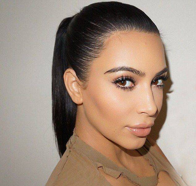 Ulubione fryzury Kim Kardashian