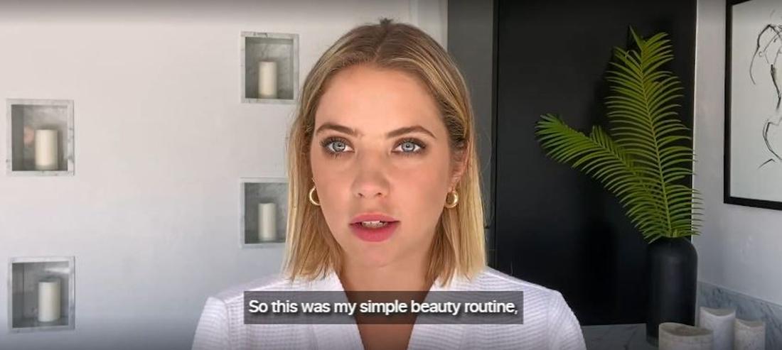 Ashley Benson pokazuje krok po kroku swój ekspresowy makijaż.