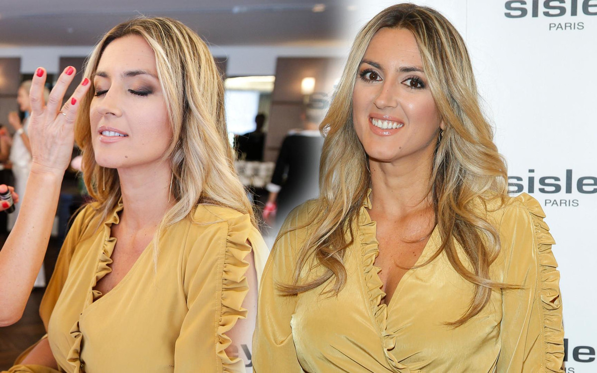 Opalona Karolina Szostak w złotej sukience (ZDJĘCIA)