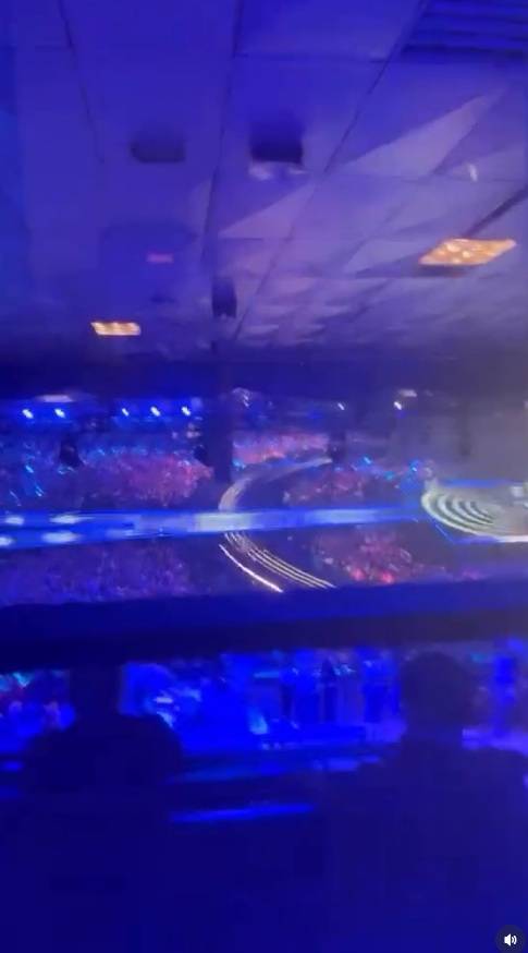 Miejsce pracy Artura Orzecha na Eurowizji, fot. Instagram