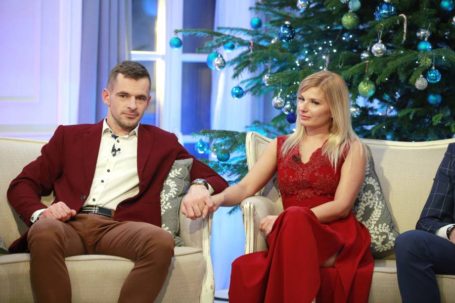 Seweryn, Adrian, Sławomir i Kuba z Rolnik szuka żony w świątecznym odcinku show (ZDJĘCIA)