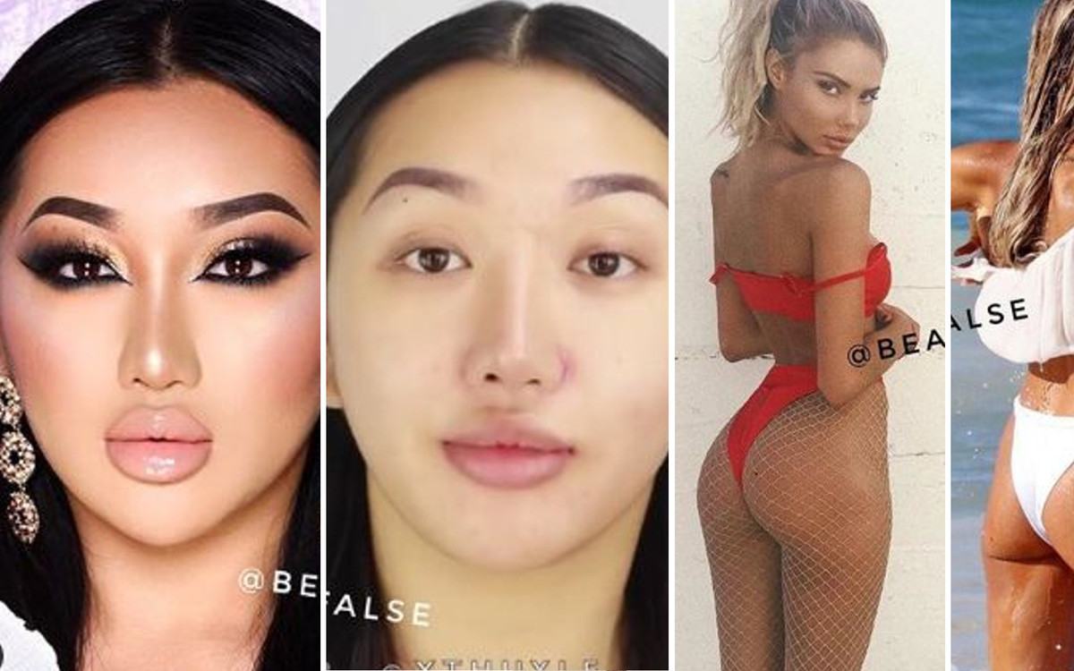Te zdjęcia pokazują BRUTALNĄ PRAWDĘ – tak nas okłamują celebrytki, modelki i influencerki