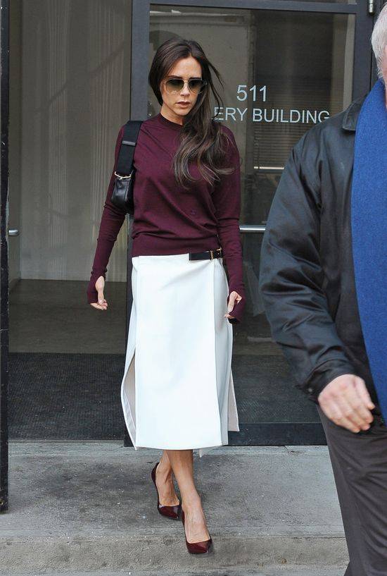 Victoria Beckham w codziennych stylizacjach