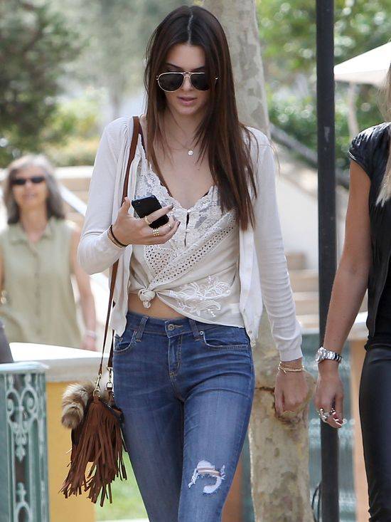 Siostry Jenner w drodze na lunch