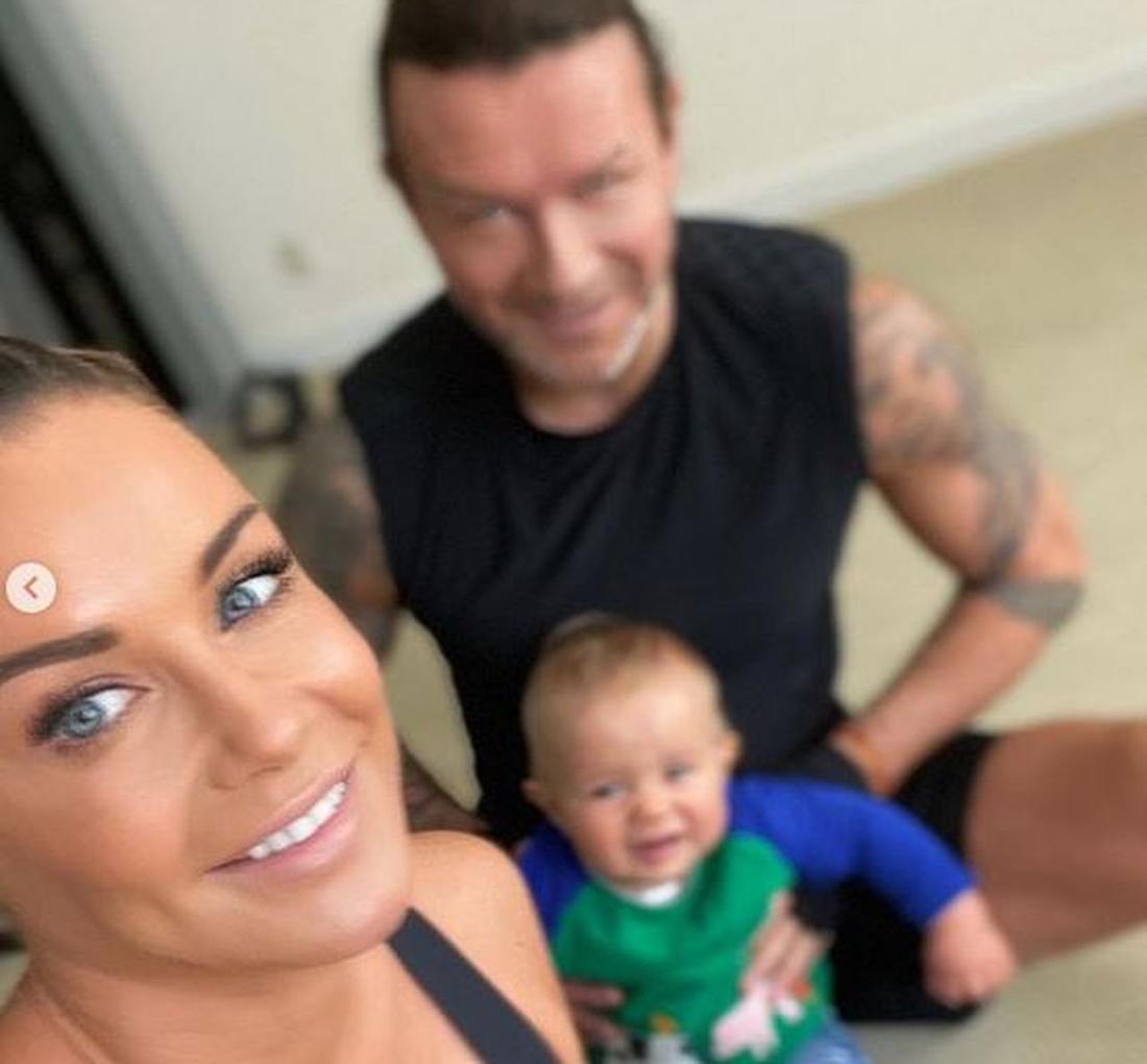 Małgorzata Rozenek z Heniem na siłowni fot. Instagram/m_rozenek