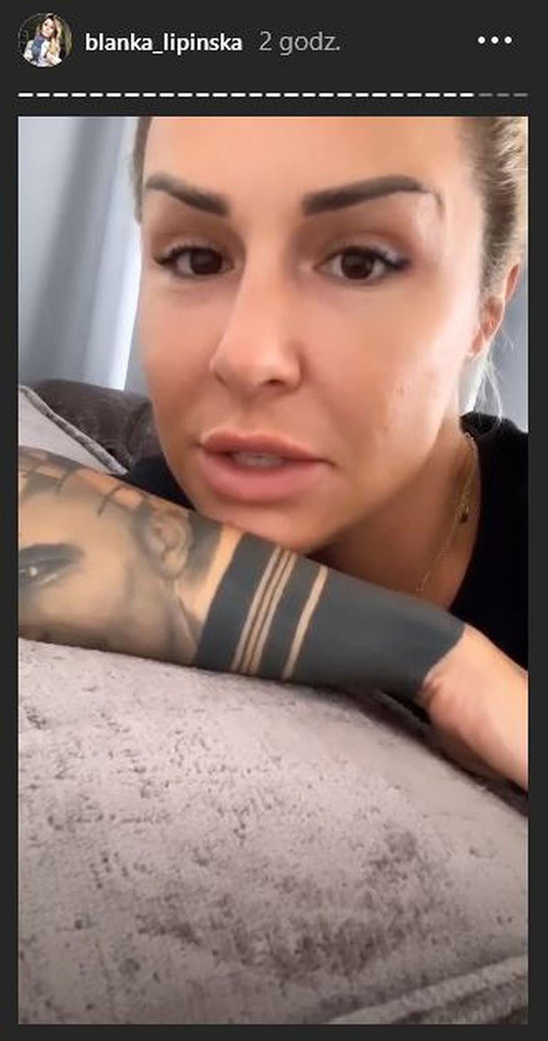 Blanka Lipińska pokazała permanentą kreskę - nie jest zadowolona z efektów