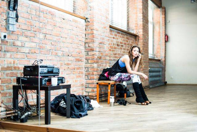 Klaudia Halejcio i Tomasz Barański na treningach do Tańca z gwiazdami