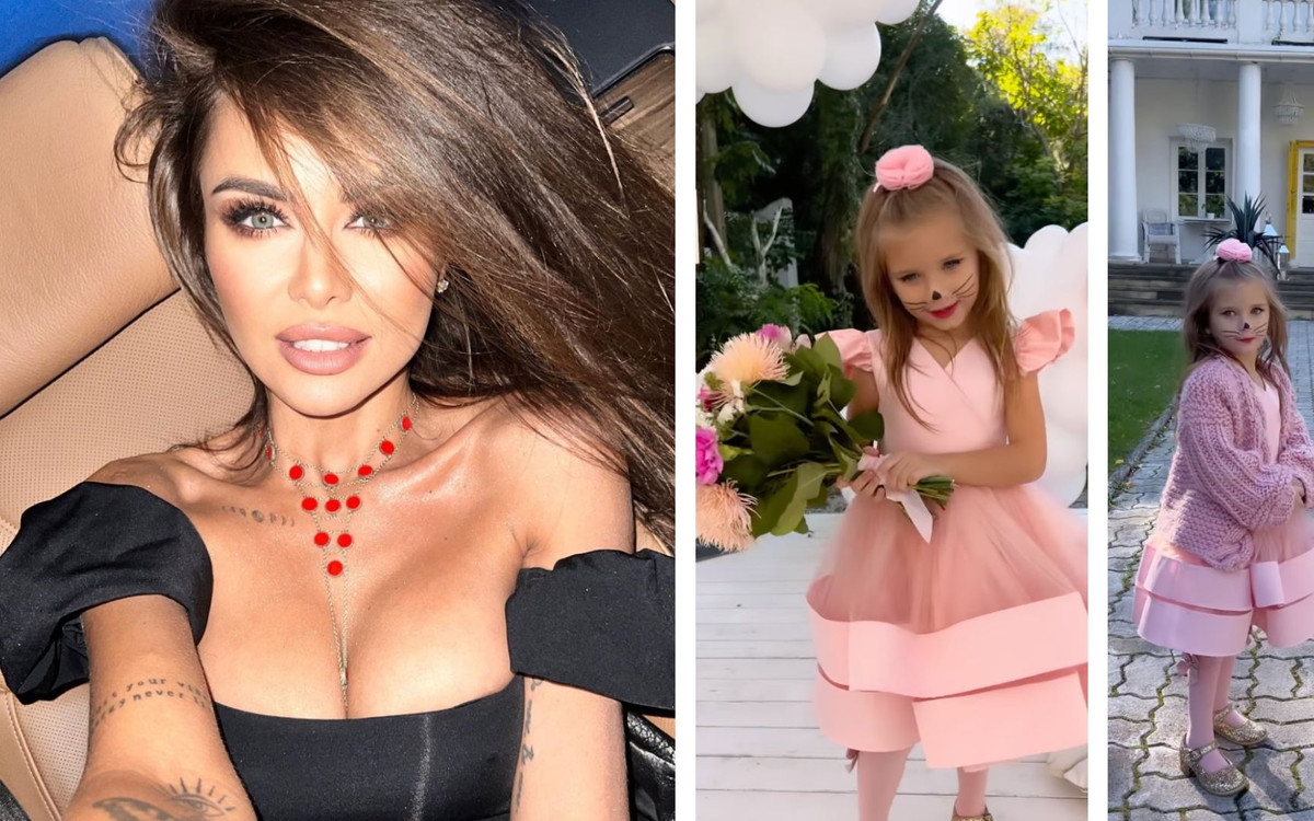 Natalia Siwiec zorganizowała córce spóźnione urodziny. Mia ucharakteryzowana na kotka