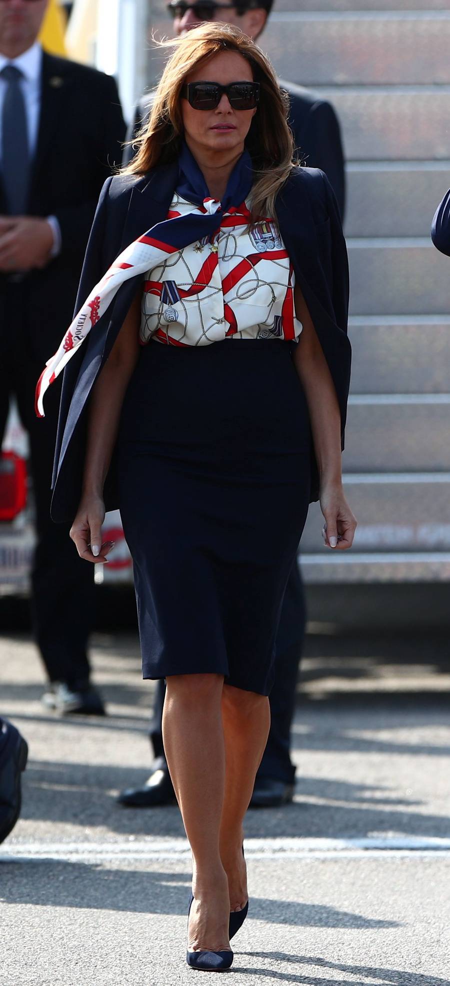 KREACJE Melanii Trump w czasie wizyty w Londynie