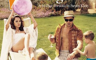 Brad Pitt i Angelina Jolie w magazynie W