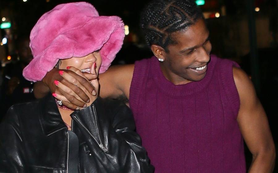 Pierwsze takie zdjęcie Rihanny z ASAP Rockym. Przyłapani w NY (ZDJĘCIA)