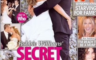 Robbie Williams do ślubu szedł z psami