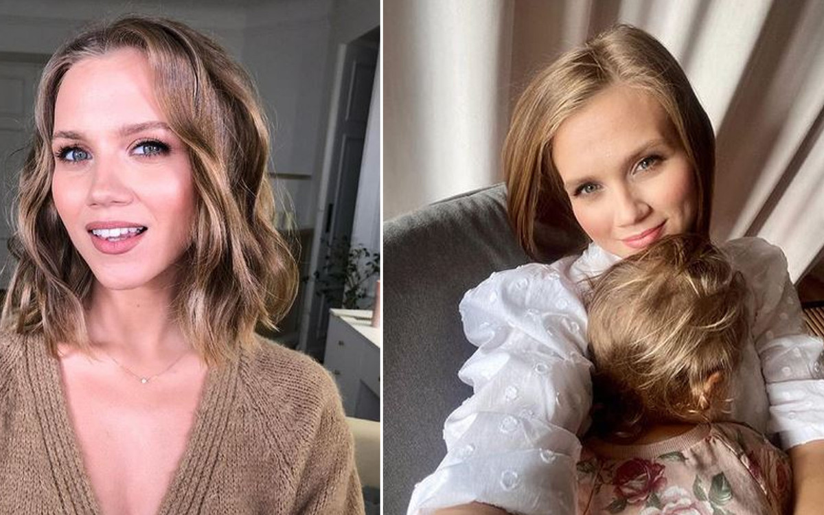 Agnieszka Kaczorowska pokazała zdjęcia z sesji ciążowej z córką. Są ubrane tak samo