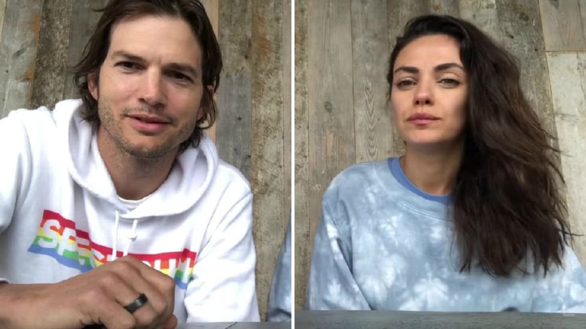 Ashton Kutcher i Mila Kunis/fot. Instagram/aplusk