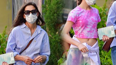 Suri Cruise i Katie Holmes w Nowym Jorku. Nastolatka jest już prawie tak wysoka jak jej mama (ZDJĘCIA)