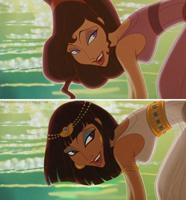 Gdyby księżniczki Disneya urodziły się w innych krajach…