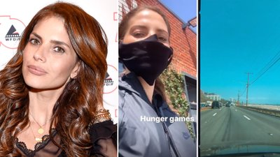 Weronika Rosati robi zakupy na kwarantannie w Kalifornii: Igrzyska śmierci – pisze aktorka