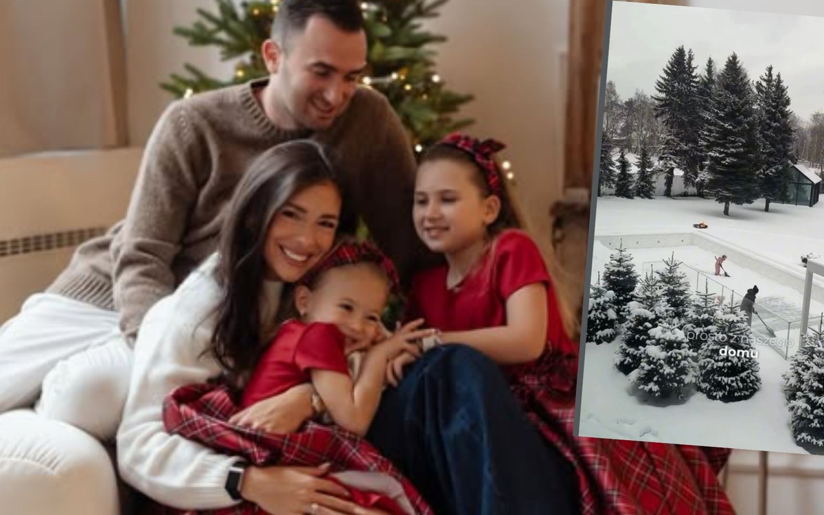 Klaudia Halejcio urządziła prywatne lodowisko dla córek. Przed domem kolejny luksus