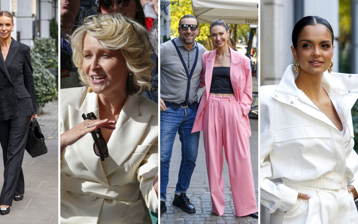 Gwiazdy wpadły do DDTVN.  Janachowska w garniturze, Tomasz Iwan zabrał syna, Andrzej Gołota…