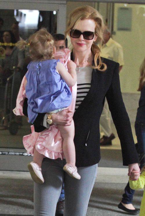 Nicole Kidman z mężem i dziećmi