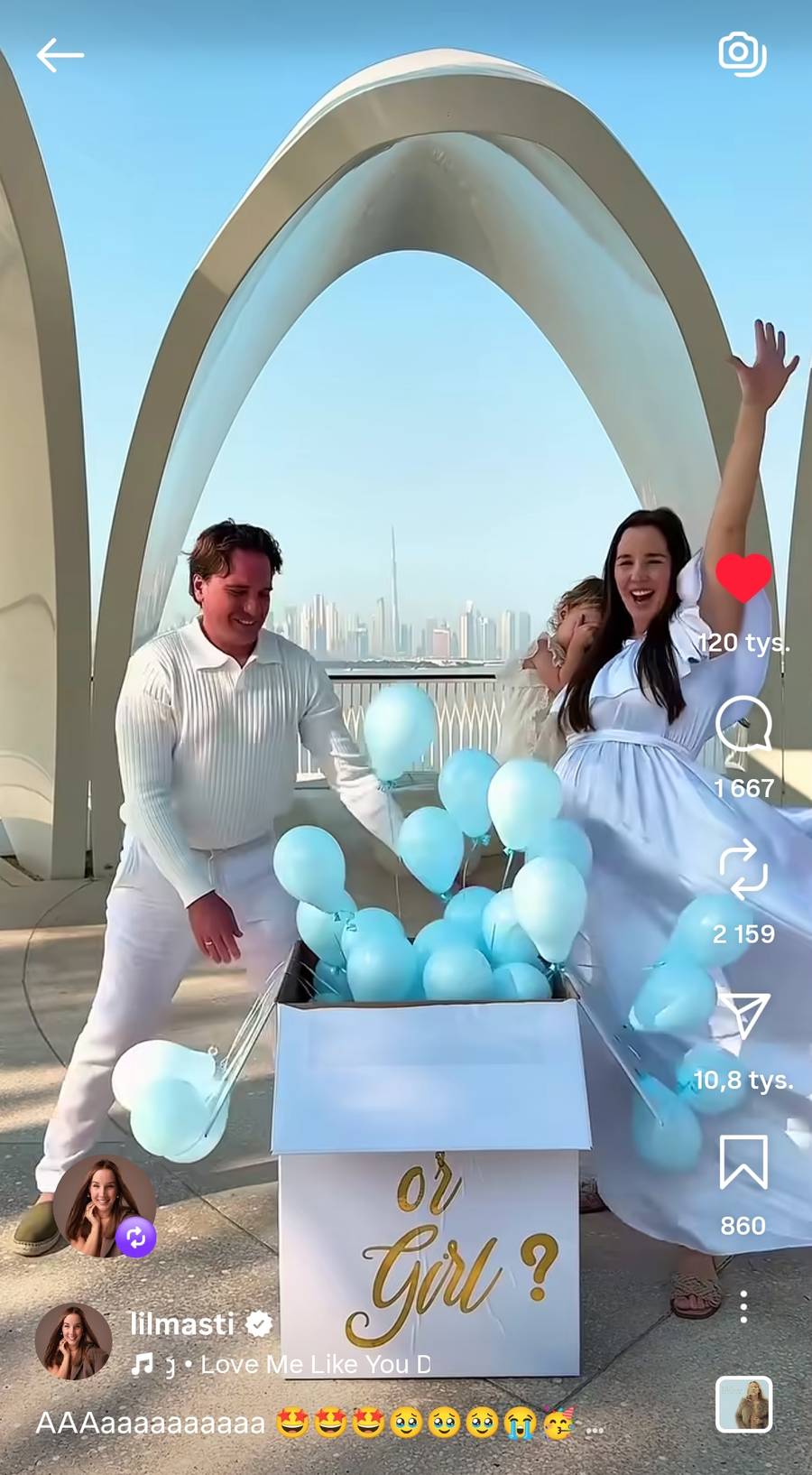 Lil Masti ujawniła płeć drugiego dziecka!