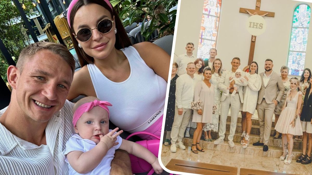 Jakub Rzeźniczak ochrzcił córkę 