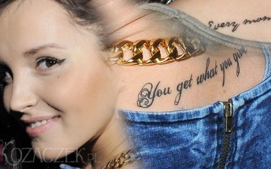 Nowy tatuaż Edyty Górniak (FOTO)