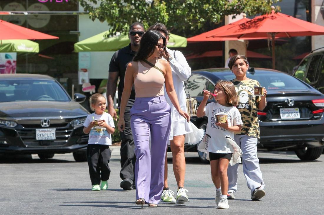 Kourtney Kardashian z dziećmi