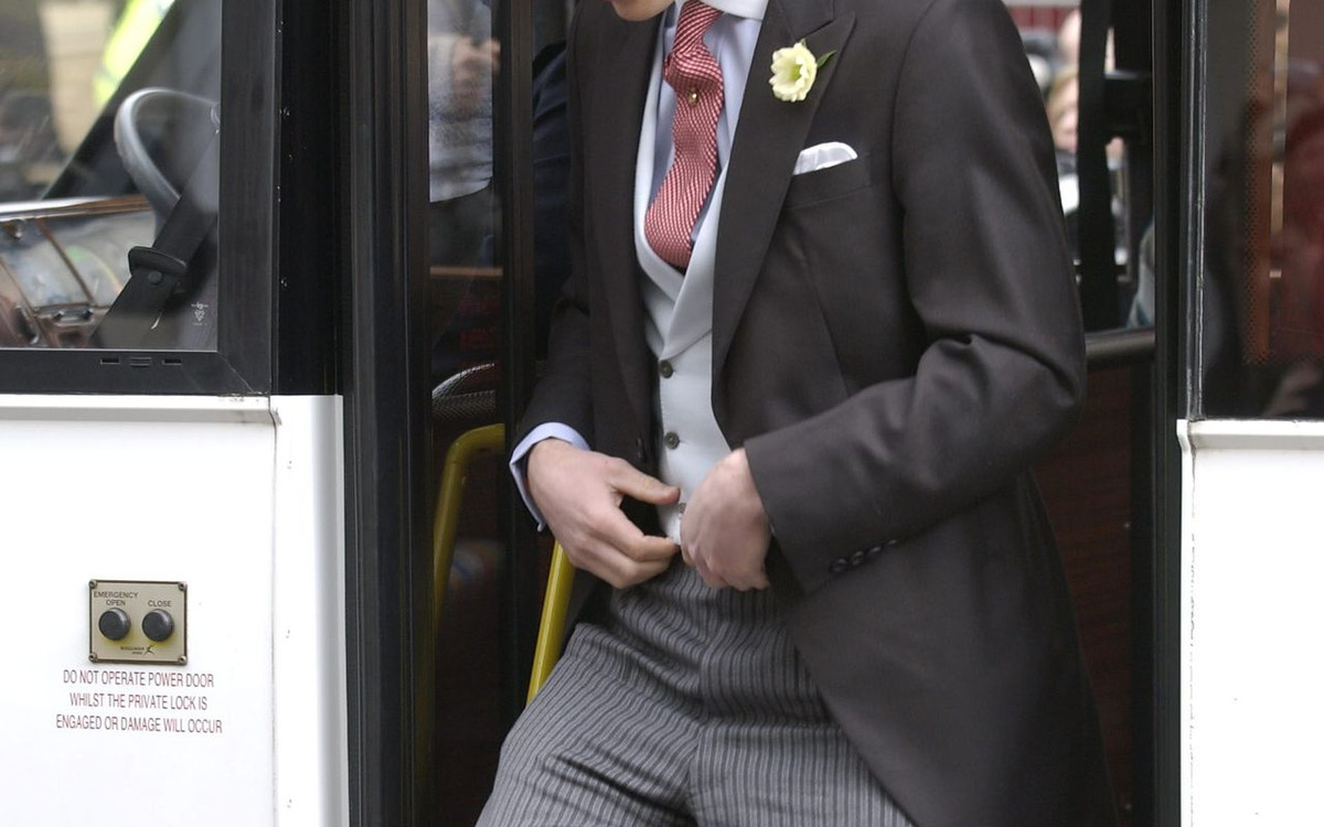 Tak łysiał książę William