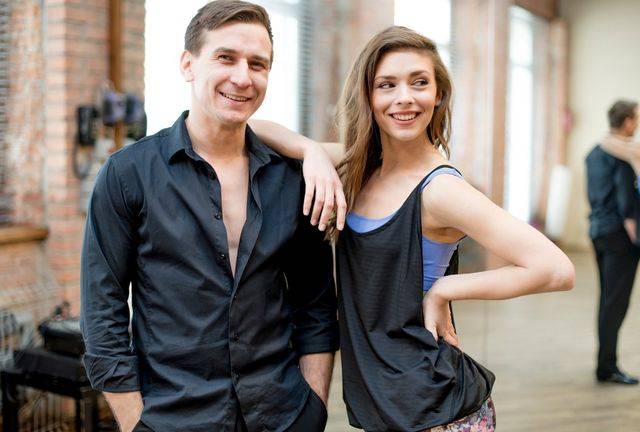 Klaudia Halejcio i Tomasz Barański na treningach do Tańca z gwiazdami