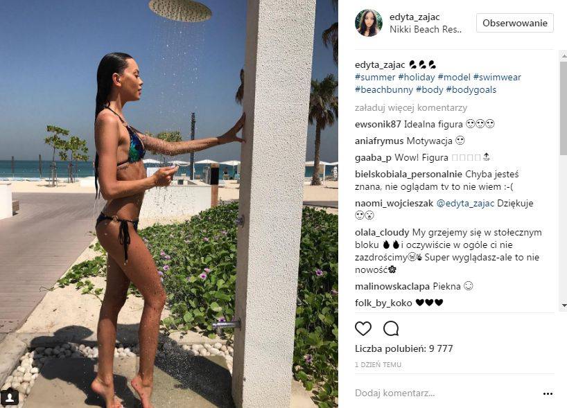 Edyta Zając Rzeźniczak w bikini – wygląda MEGA! (INSTAGRAM)