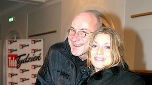 Edyta Olszówka na koncercie ze swym byłym