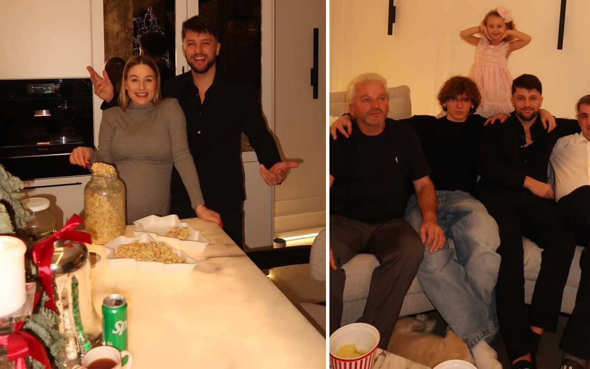 Andziaks celebruje wigilię na bogato. Suto zastawione stoły, wielkie prezenty…