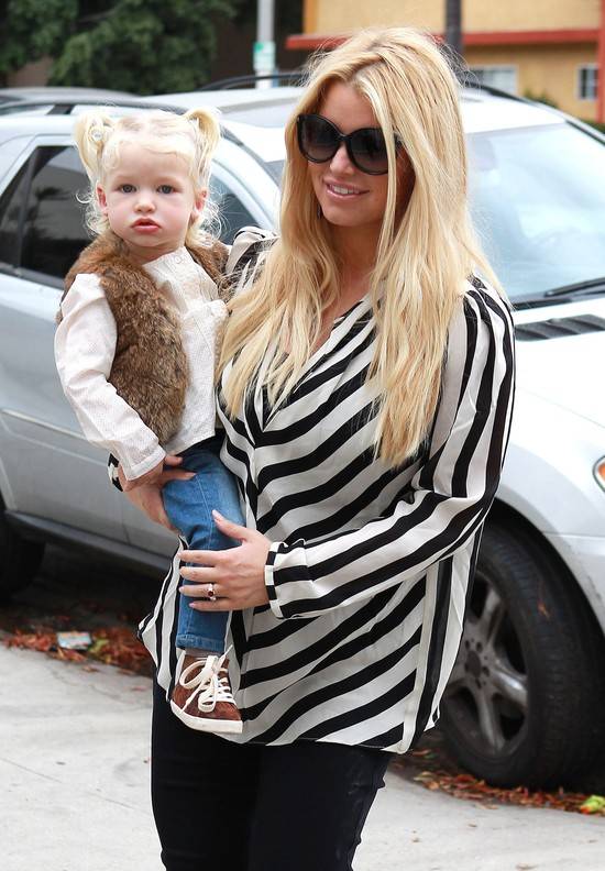 Jessica Simpson z dziećmi: córeczką Maxwell i synkiem Acem