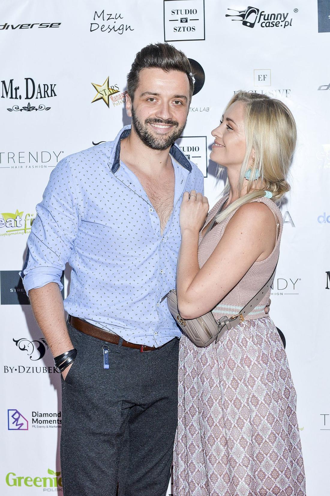 Barbara Kurdej-Szatan i Rafał Szatan na ściance