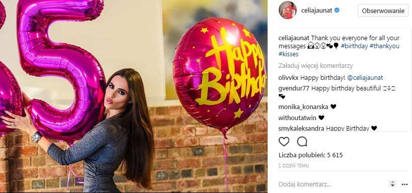 Celia Jaunat skończyła 25 lat