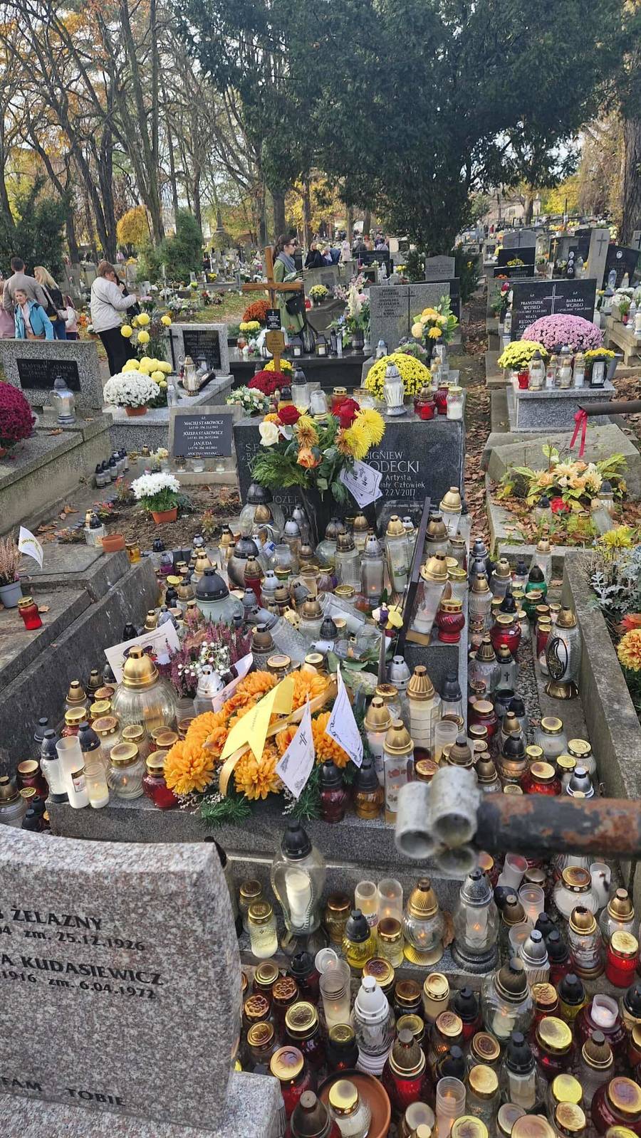 Zbigniew Wodecki grób, fot. Kozaczek.pl.