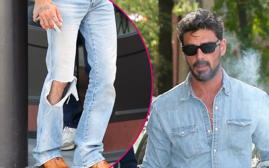 Przystojny Michele Morrone przyłapany przez paparazzi! Ależ on wygląda! (FOTO)