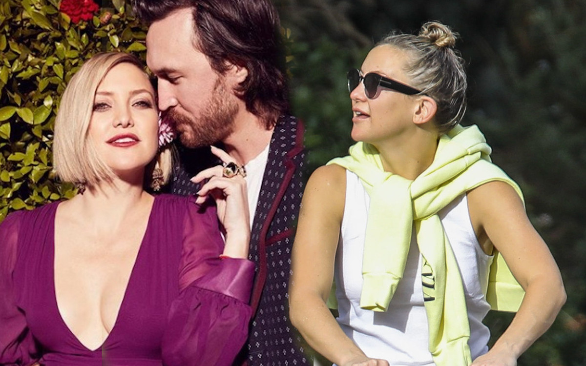 Kate Hudson spaceruje z partnerem i córką po LA. Nie poznalibyśmy jej (ZDJĘCIA)