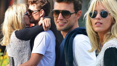 Anja Rubik i Sasha Knezevic całują się na ulicy (FOTO)