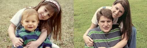 Genialne zdjęcia rodzeństwa odtworzone po latach