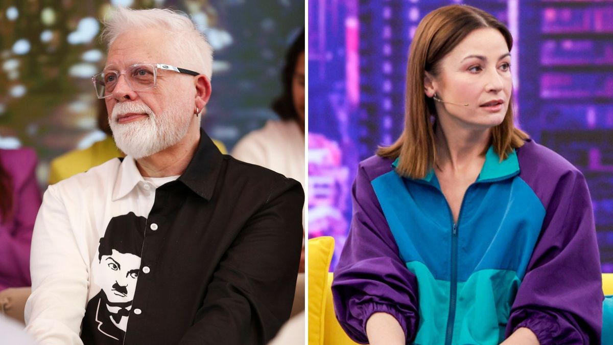 Tomasz Raczek, Joanna Brodzik, fot. AKPA.