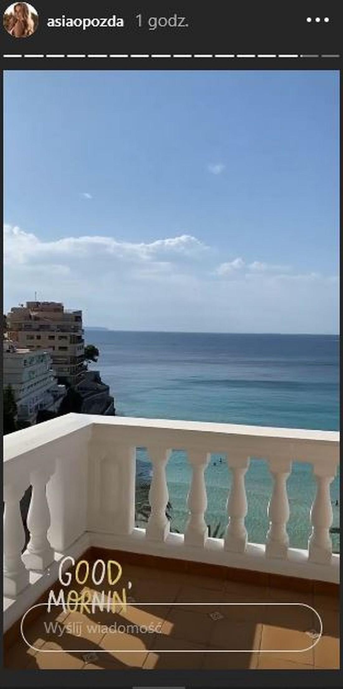 Joanna Opozda i Antoni Królikowski na wakacjach