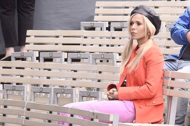 Doda na próbie przed koncertem w Opolu 2017