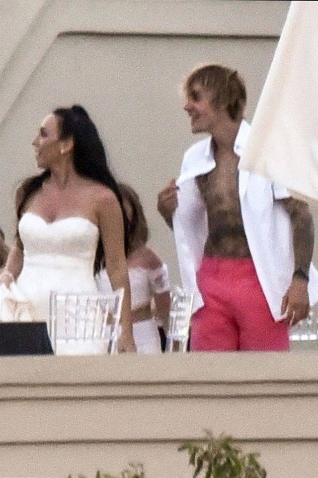 Selena z Justinem na ślubie jego ojca (EXCLUSIVE)