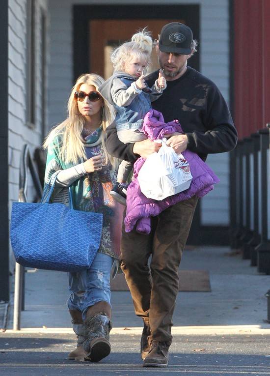 Jessica Simpson z dziećmi: córeczką Maxwell i synkiem Acem