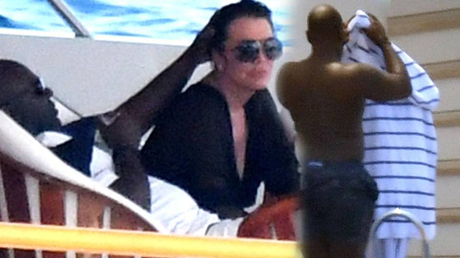 Kris Jenner i Corey Gamble CAŁUJA się na włoskich wakacjach