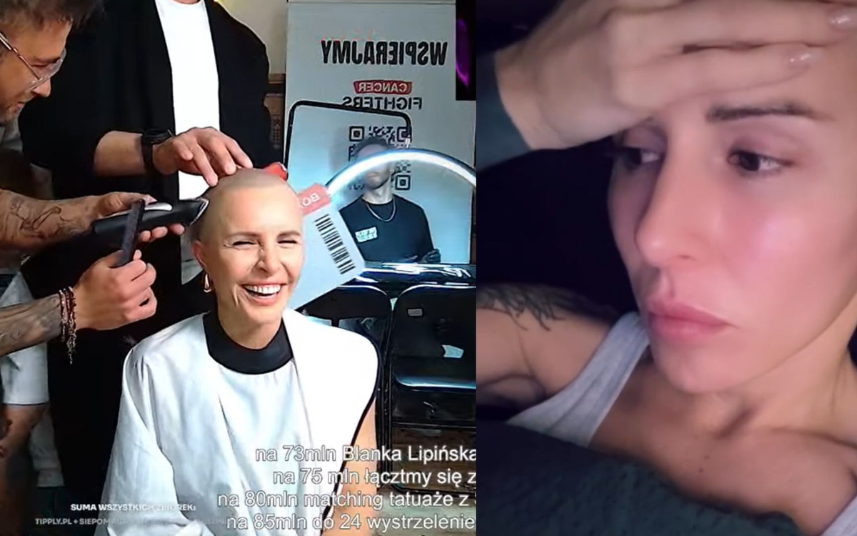 Blanka Lipińska wyznaje po zgoleniu głowy na streamie Łatwogangu. “A teraz będzie parę słów prawdy”