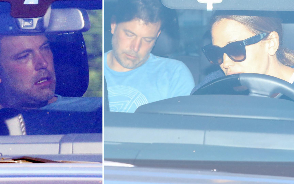 PIJANY Ben Affleck na tylnym siedzeniu wraca na odwyk